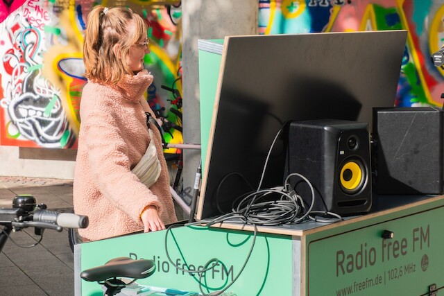 Radkutsche Best practice: Ein Radiostudio auf dem MUSKETIER