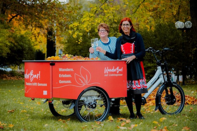 Radkutsche Best practice: WanderBar! - unterwegs mit einem besonderen MUSKETIER