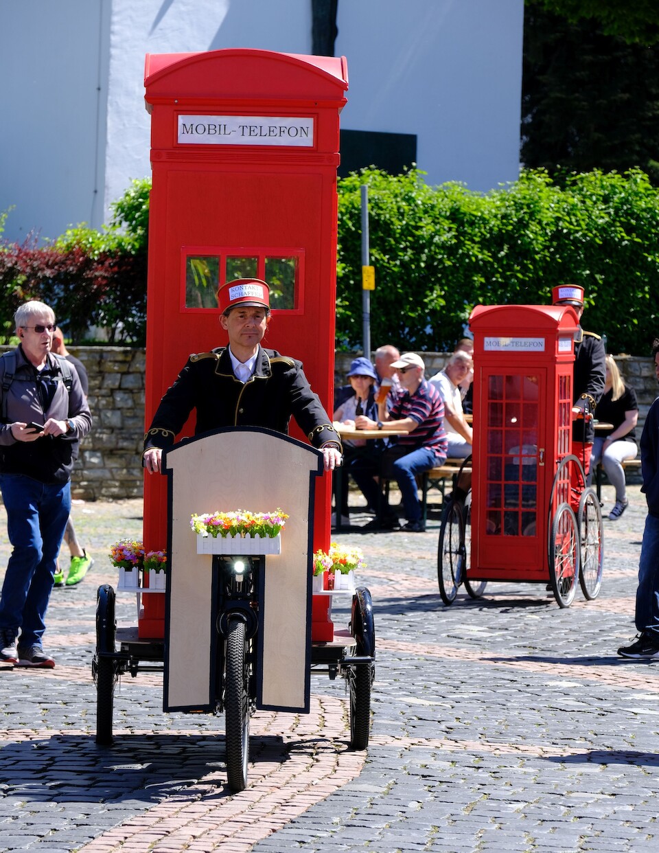 Radkutsche Best practice: Das MUSKETIER als Mobil-Telefon
