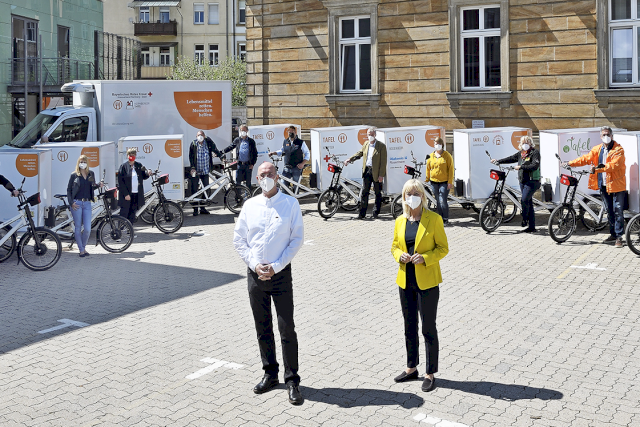 Radkutsche Best practice: Elf Musketiere für die Tafeln