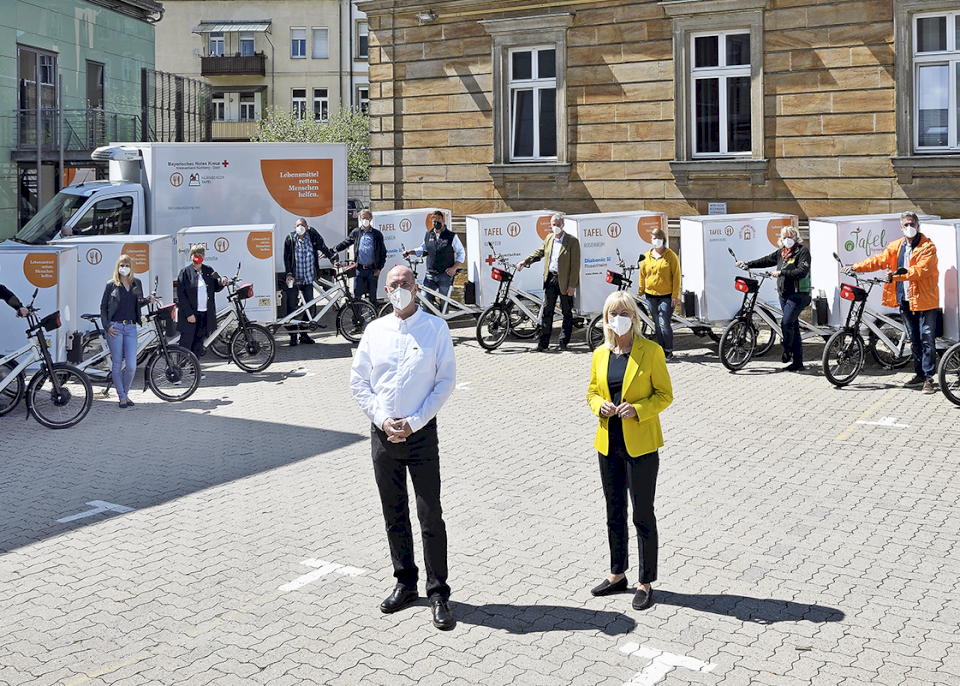 Radkutsche Best practice: Elf Musketiere für die Tafeln